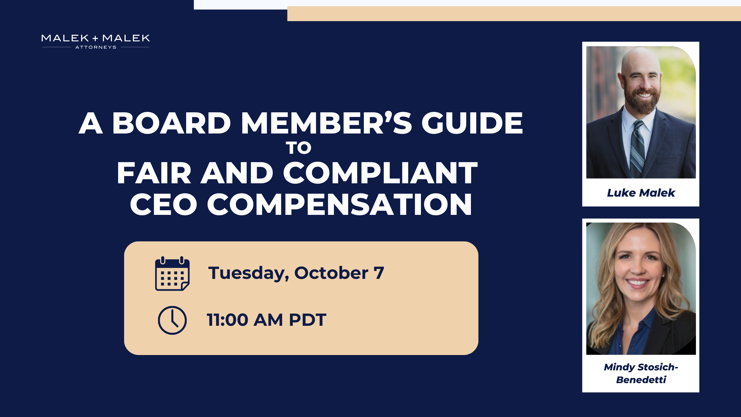 A Board Member’s Guide to Fair and Compliant CEO Compensation